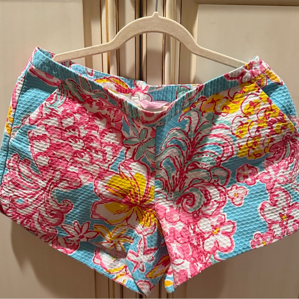 Lilly Pulitzer Adie Shorts in Breakwater Blue Lolita - Size 12